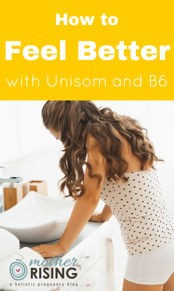 Many women use Unisom and B6 and notice a dramatic decrease in morning sickness symptoms. Some even call Unisom and B6 “the wonder cure”.