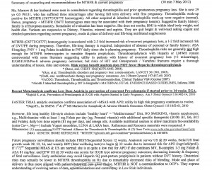 Letter and info from Dr