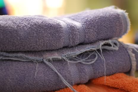 Frayed Towels