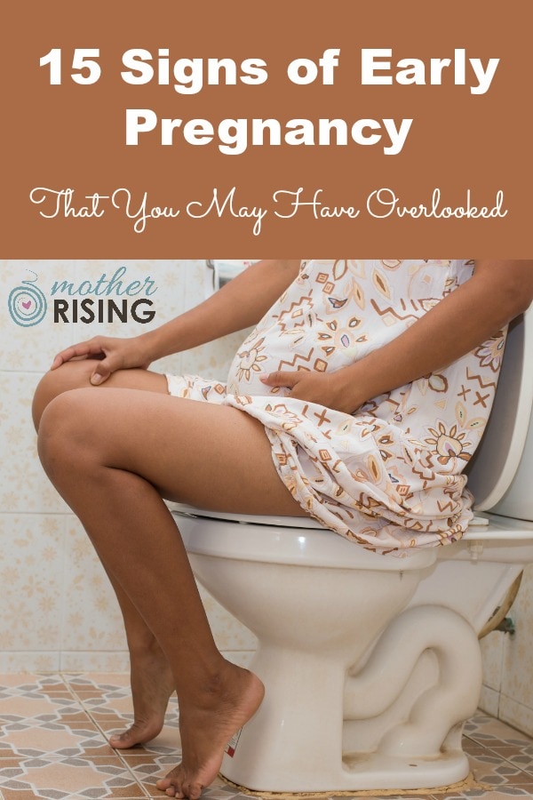 If you're in the two week wait you're probably obsessing over signs of early pregnancy you may or may not be experiencing. Check out this list to help you figure out if you're pregnant! #pregnancy #firsttrimester #pregnant