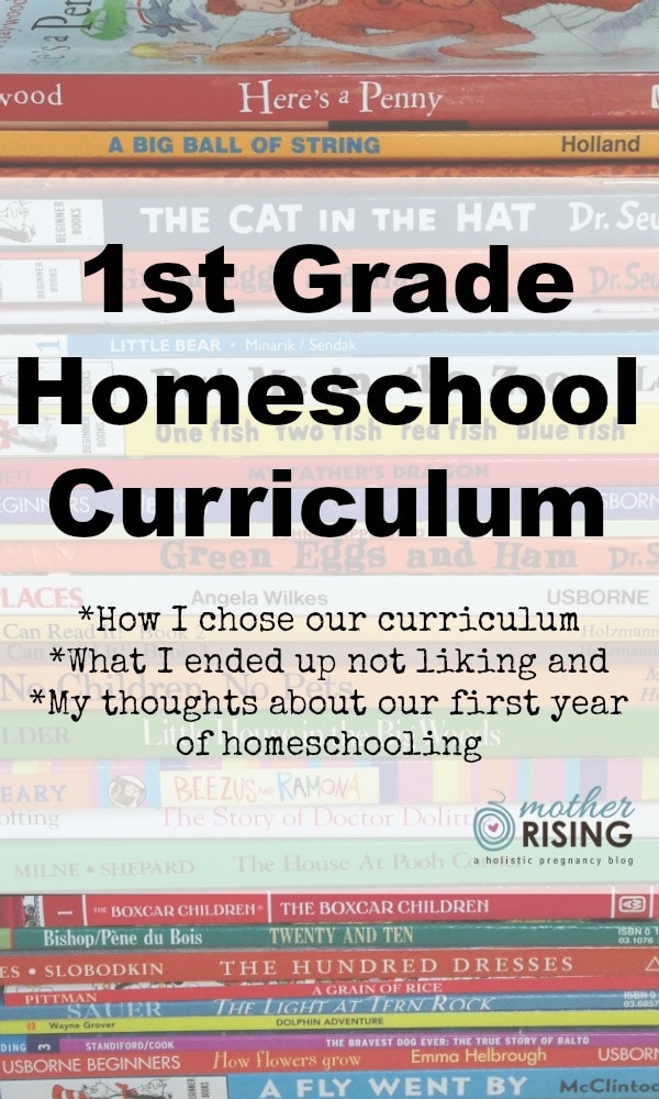 1st grade homeschool curriculum pint