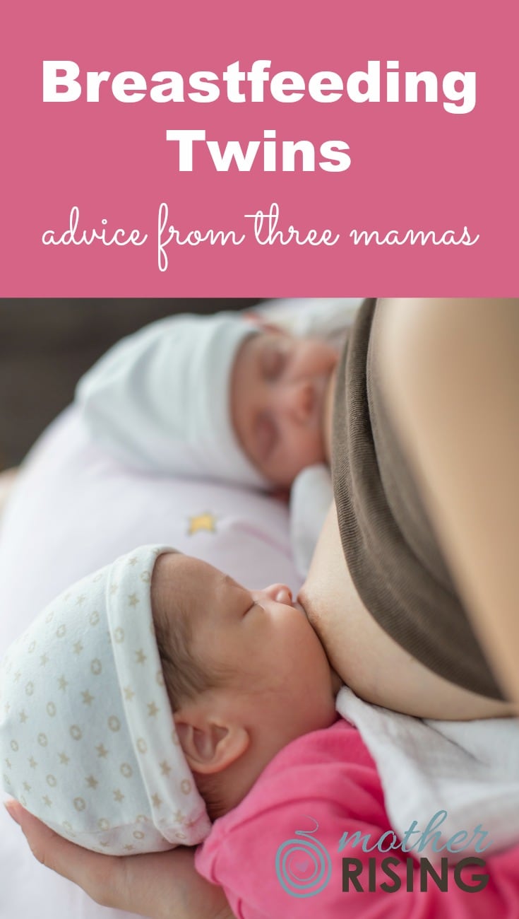 Are you preparing for breastfeeding twins? Are you currently breastfeeding twins? Here is some practical advice from 3 mamas who successfully breastfed twins each past one year.