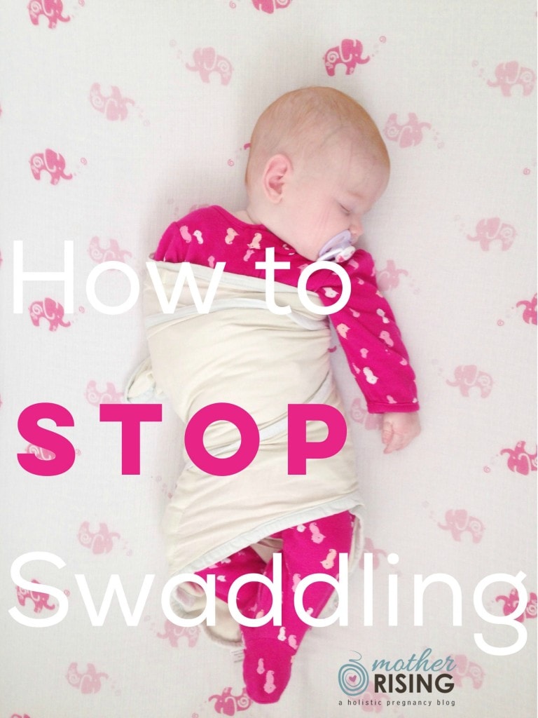 Do you need to know how to stop swaddling? Transitioning a baby out of a swaddle blanket can be awful, but here's a way to make the transition seamless.