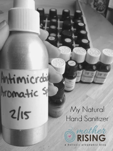 Hand sanitizer has its place, but the chemicals in conventional sanitizers are scary. Let's make our own natural hand sanitizer instead! Problem solved. 