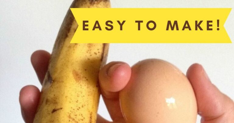 Easy Banana Egg Pancakes - Only 2 Ingredients!