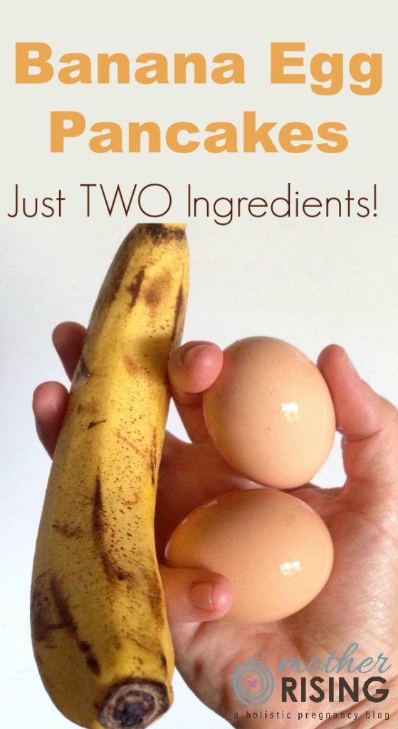 Banana Egg Pancakes Easy, Gluten Free and Only 2 Ingredients