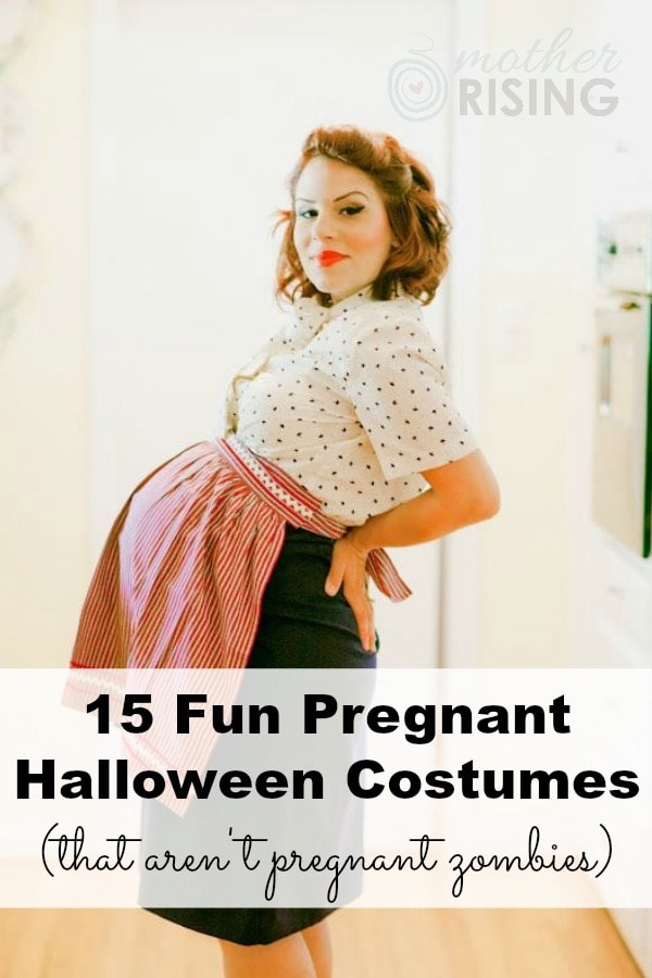 50's housewife fun pregnant halloween costumes