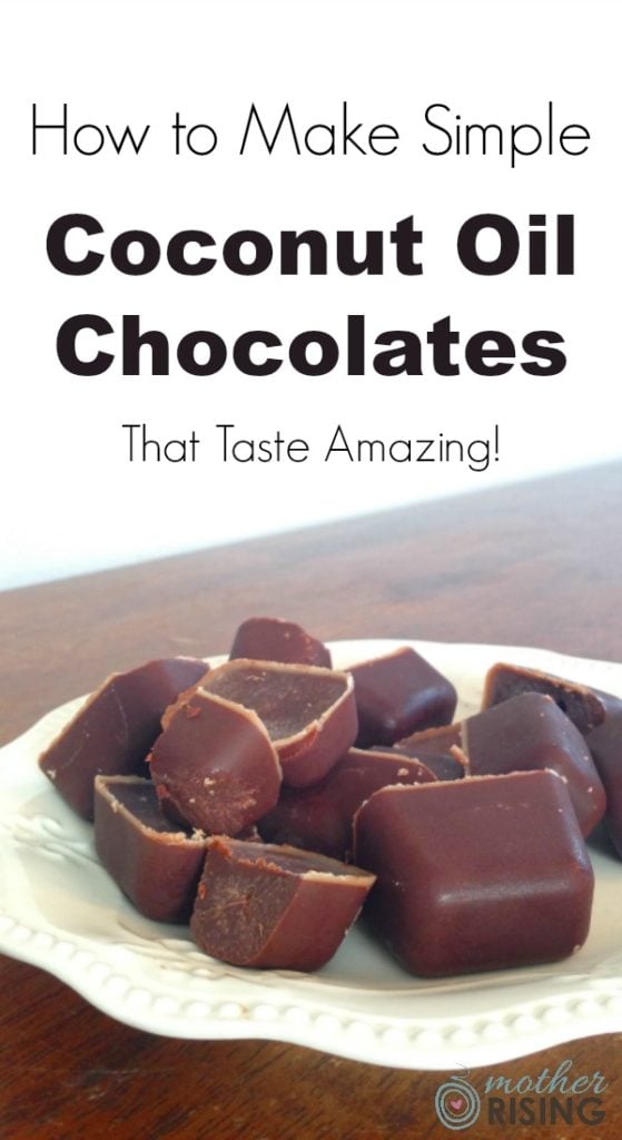 Here's how to make easy coconut oil chocolates that taste amazing and are good for you too! Only six ingredients and dairy free, gluten free & grain free!