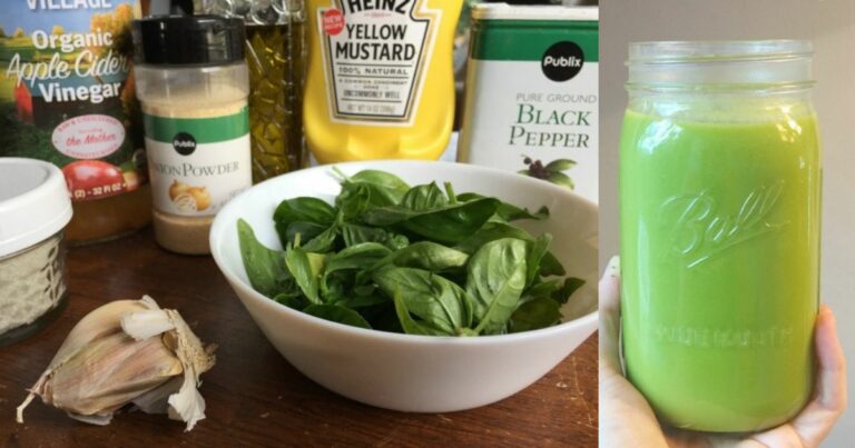 Homemade Apple Cider Vinegar Salad Dressing Recipe - 6 Ingredients!