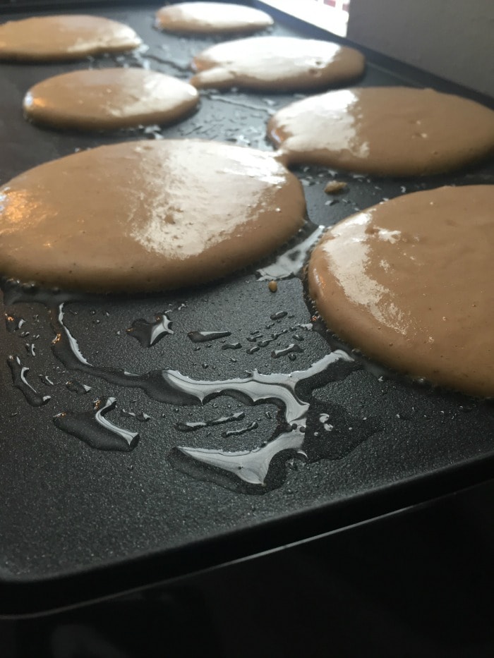 Because the American diet is inundated with grains, by trying new things like these plantain pancakes I can limit our exposure.