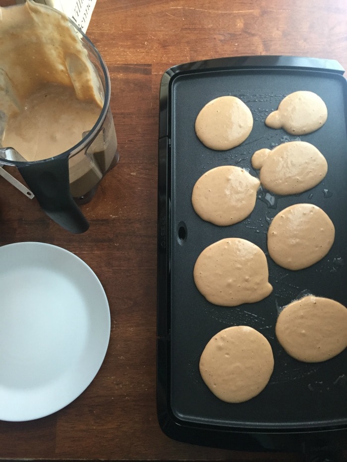 Because the American diet is inundated with grains, by trying new things like these plantain pancakes I can limit our exposure.