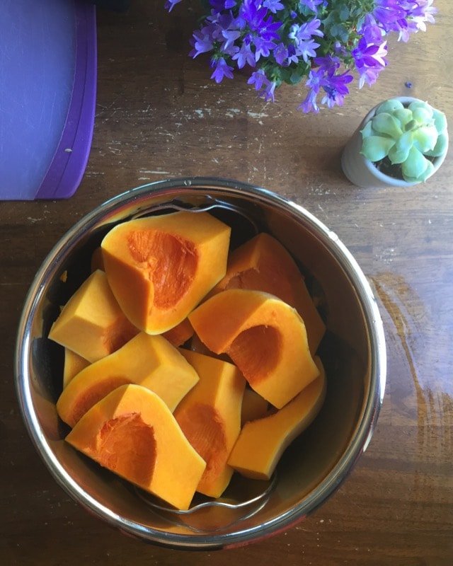 This coconut curry butternut squash soup is delicious and simple to make in the Instant Pot. If you love coconut, curry and squash you'll love this recipe.