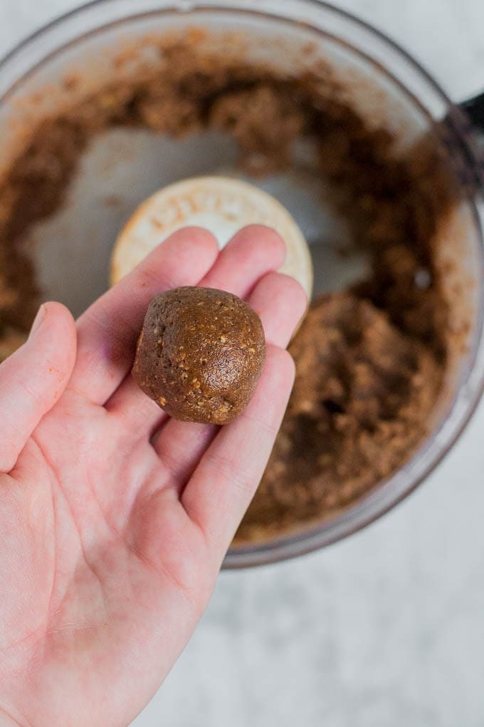 Energy bites are the perfect, quick, and healthy snack for the voracious appetite of the pregnant and postpartum mama.  Mother Rising's energy bites contain only 6 ingredients, are gluten and dairy free, but best of all, are laden with peanut butter and chocolate.  Delicious!