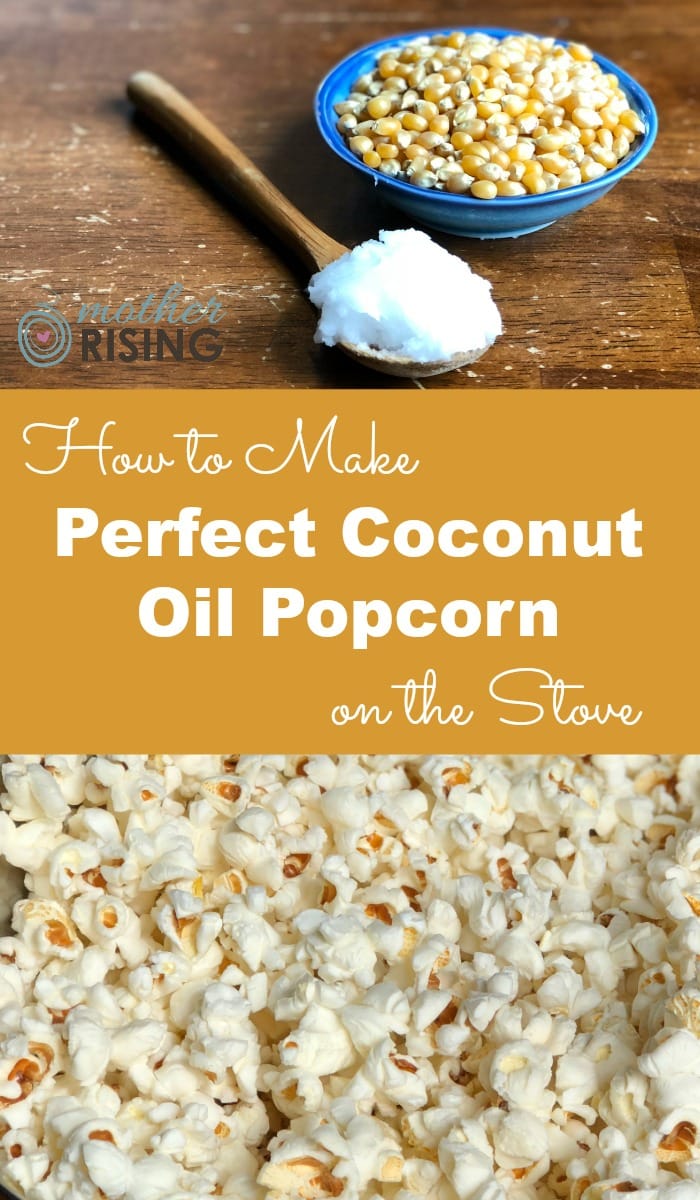 By using my step-by-step instructions you will have perfectly popped coconut oil popcorn made on the stove with minimal (if not zero!) unpopped kernels. Life goals, people! Let's get started.