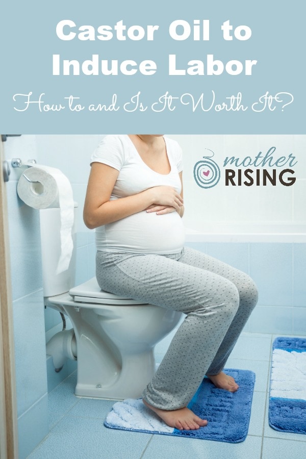 Castor oil is a laxative, meaning that it makes the body poop and clears out the bowels. Bowel stimulation also stimulates the uterus, leading to contractions, which is why people use castor oil to induce labor. Unfortunately, rubbing castor oil on the belly does not induce labor it must be taken by mouth. #labor #birth #naturalbirth #pregnancy #thirdtrimester #hospitalbirth #homebirth