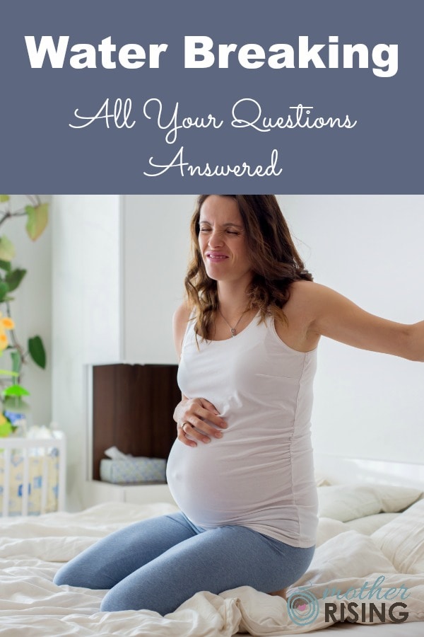 Water breaking during pregnancy can be cause for alarm, celebration, and much in between. Find out what it feels like, when it can happen, how long until baby arrives, and more. #pregnancy #birth #labor #laboranddelivery #naturalbirth #hospitalbirth