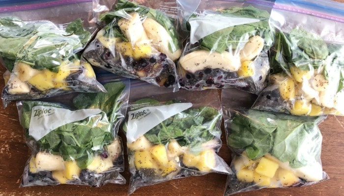 Easy Freezer Smoothie Packs for New Moms