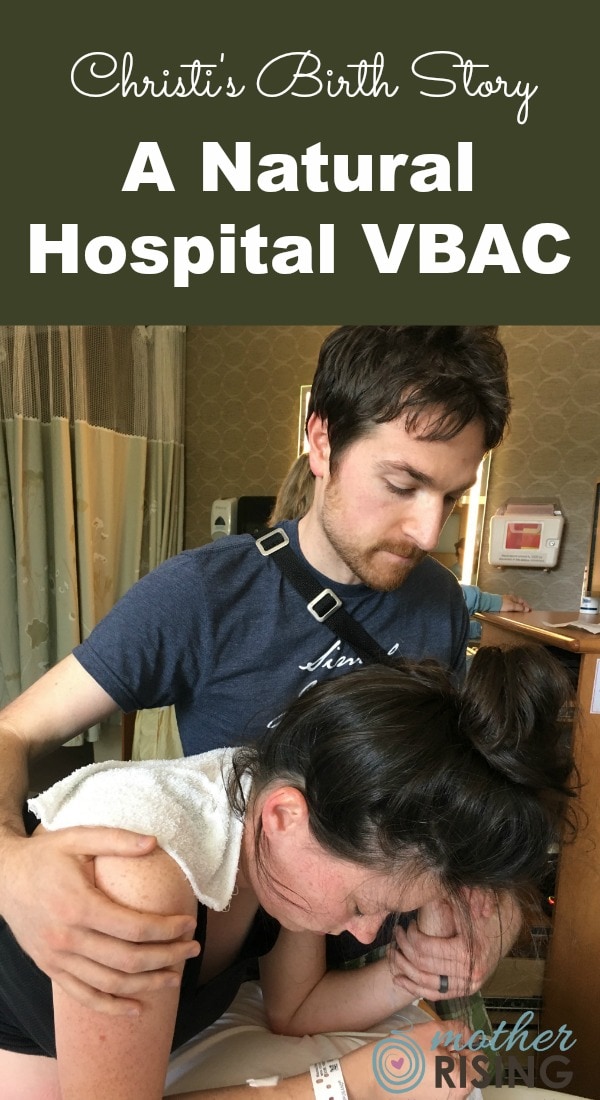 Christi's birth story is a quick, intense, and powerful natural hospital VBAC (vaginal birth after cesarean). Her birth story is inspiring!