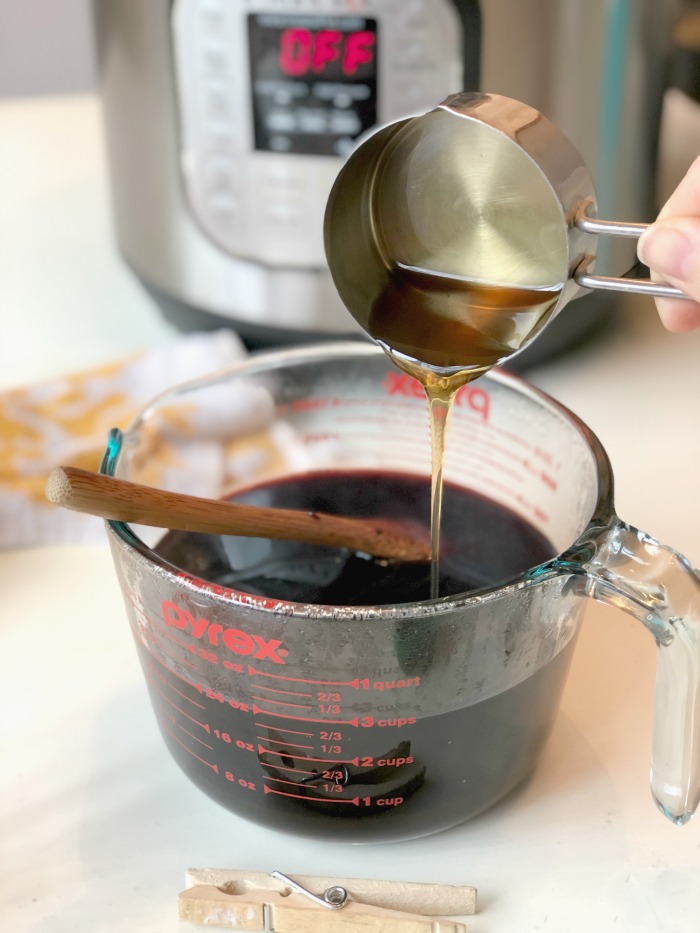 Taken daily elderberry syrup boosts the immune system and can shorten illnesses. Use these instructions to make instant pot elderberry syrup. It's so easy!