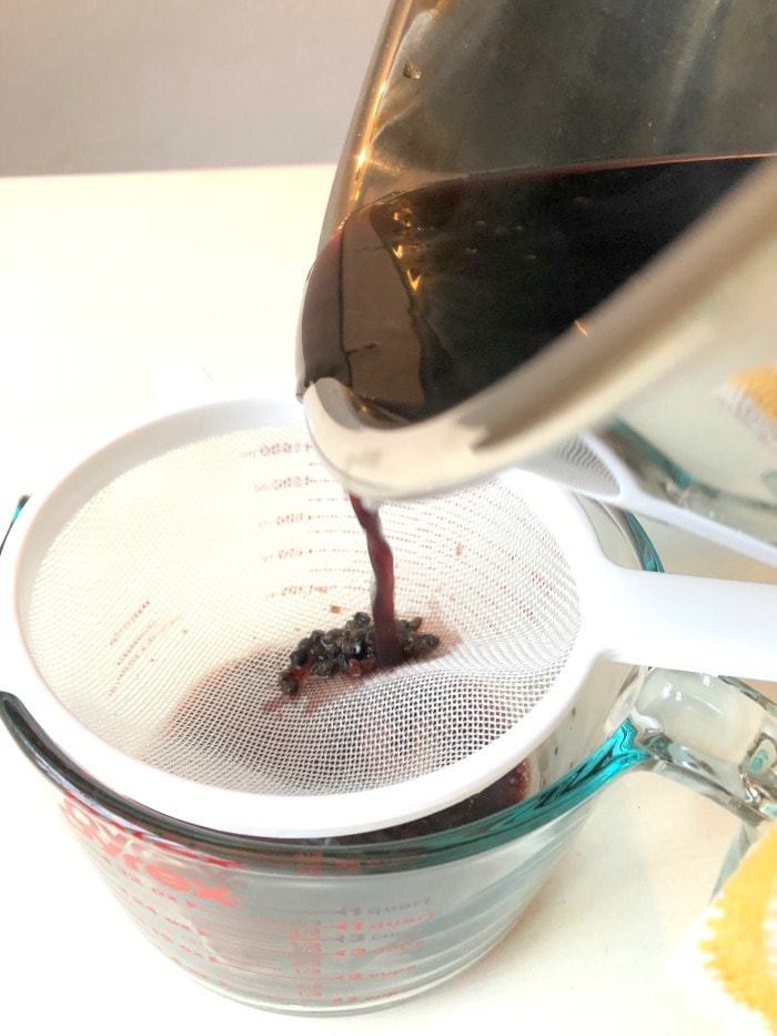 Taken daily elderberry syrup boosts the immune system and can shorten illnesses. Use these instructions to make instant pot elderberry syrup. It's so easy!