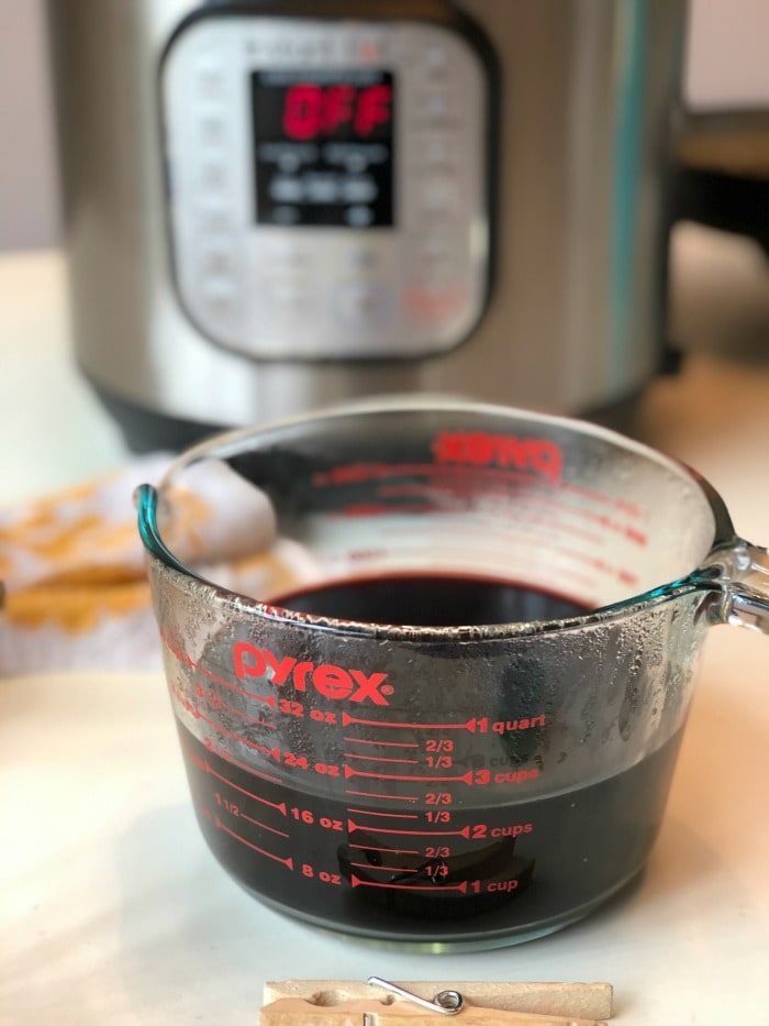 Taken daily elderberry syrup boosts the immune system and can shorten illnesses. Use these instructions to make instant pot elderberry syrup. It's so easy!