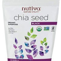 Nutiva Organic, non-GMO, Premium Black Chia Seeds, 32-ounce