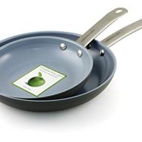 GreenLife Gourmet Healthy Ceramic Non-Stick Hard Anodized 8" and 10" Frypans - CW0004369