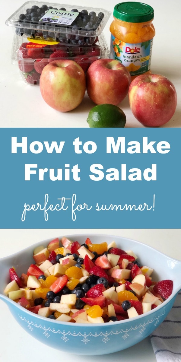 Wondering how to make fruit salad? Use this fruit salad recipe for get-togethers, parties, a side dish for grilling out, or a snack on the go.