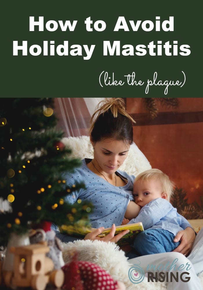 Ever had mastitis? Did you get it during the holidays? For those that are new to the game, here are some tips to avoid holiday mastitis. (And trust me, this is NOT what you want to be dealing with during this busy season!) #breastfeeding #newborn #christmas #postpartum #nursing #newmom #momlife