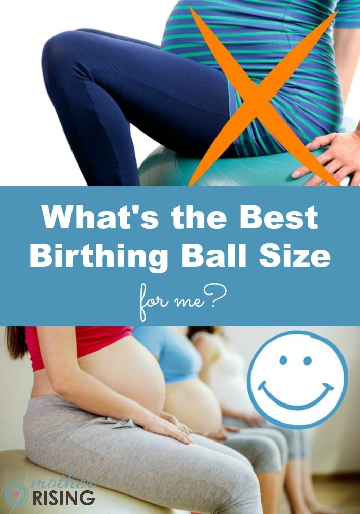Use this guide to choose the best birthing ball size to ease pregnancy symptoms, and encourage a less painful more straightforward birth. #pregnancy #childbirth #laboranddelivery #thirdtrimester #secondtrimester #postpartum