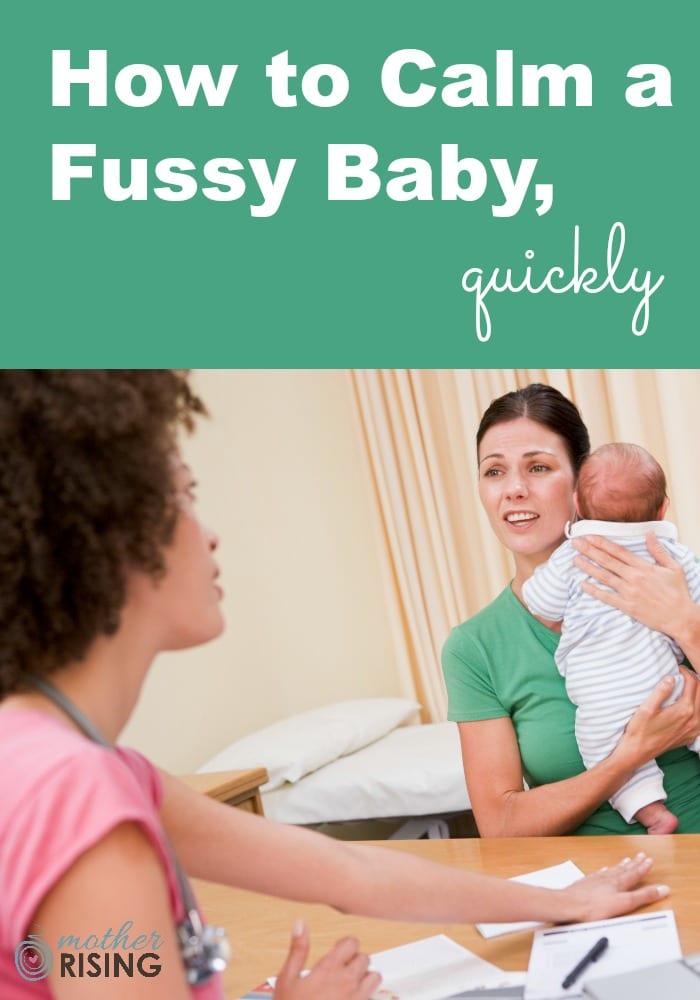 Feeling desperate to calm your crying, fussy baby? Here are 11 tips to help parents during those fussy times in the evening, and at night with their infant. Whether it's colic or something else, there's a tip for new parents on this list. #postpartum #baby #fourthtrimester #infant #lifewithbaby
