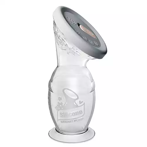 Haakaa Gen 2 Silicone Breast Pump with Suction Base and Leak-Proof Silicone Cap, 4 oz/100 ml, BPA PVC and Phthalate Free