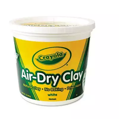 Air-Dry Clay, White, 5 lbs, Sold as 1 Each