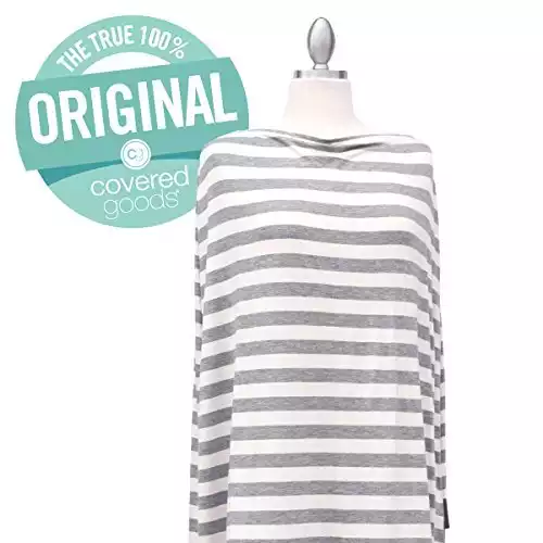 Covered Goods-Nursing Covers for Women, Multipurpose Scarf for Breastfeeding, Baby Carrier Cover and Styling Cloth with Unique Patterns