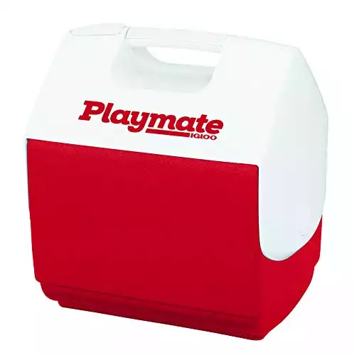 Igloo Red/White Playmate 7 Quart Cooler