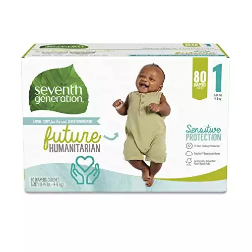 Seventh Generation Baby Diapers Size 1