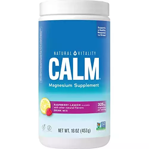 Natural Vitality Calm, Magnesium Citrate Supplement