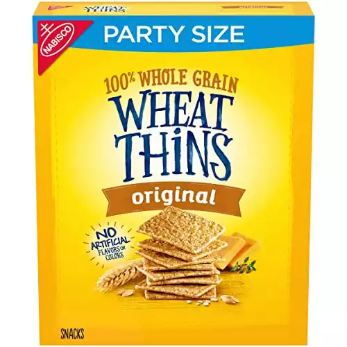 Wheat Thins Original Whole Grain Wheat Crackers, 20 oz Box