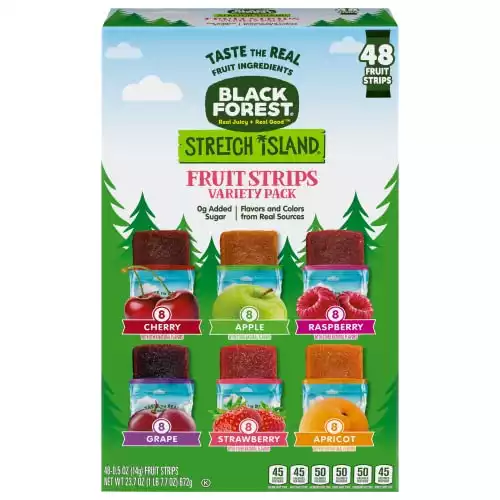 Stretch Island Black Forest Fruit Strips, Pack of 48