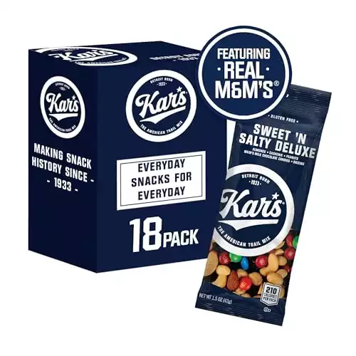 Kar’s Nuts Sweet ‘N Salty Deluxe Trail Mix, Pack of 18