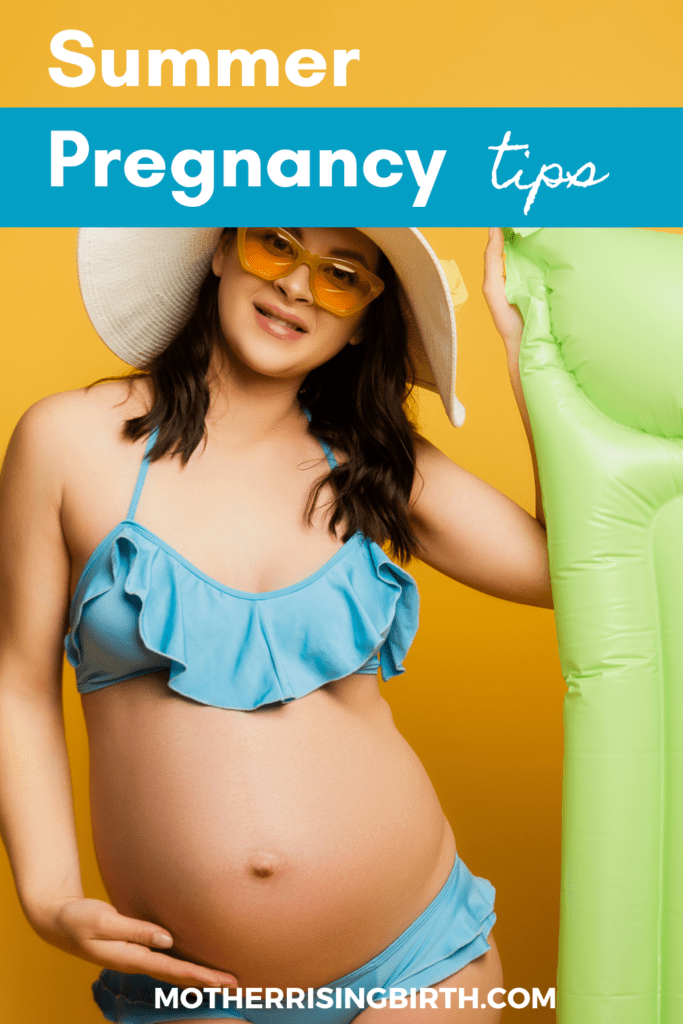 Summer pregnancy tips - stay in a bikini, wear a hat, go to the pool, and more!