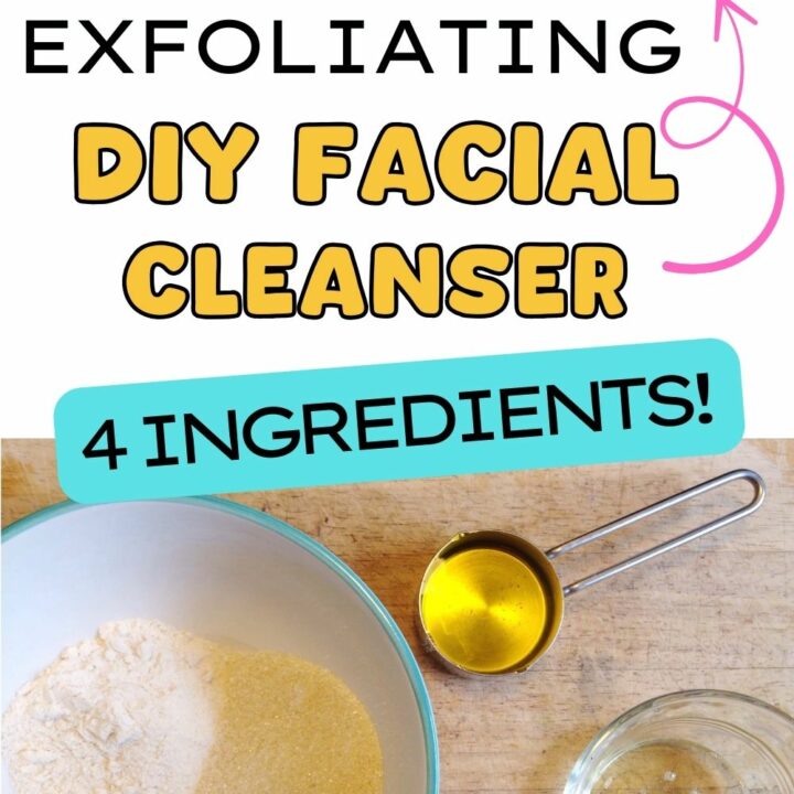 Natural DIY Exfoliating Facial Cleanser