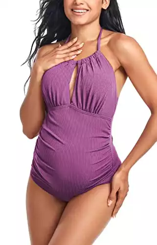 Maternity Swimsuits One Piece Halter