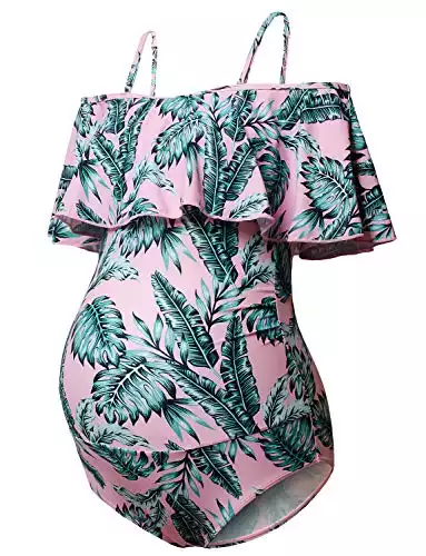 Maternity Floral Swimsuit