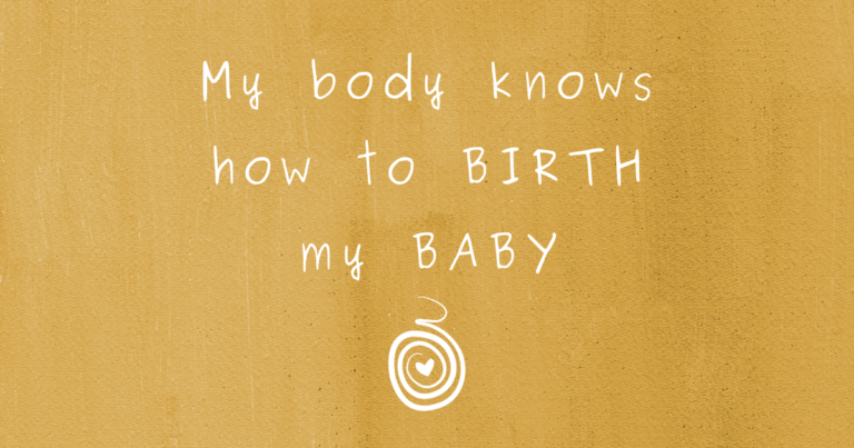 12 Free Birth Affirmations for New Moms